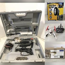 MaxSold Auction: This online auction features power & hand tools, DVDs, comics, postcards, karaoke system, Star Trek cards, cameras, new Matchbox cards, new sports action figures, video game systems & accessories, and much, much, more!!!